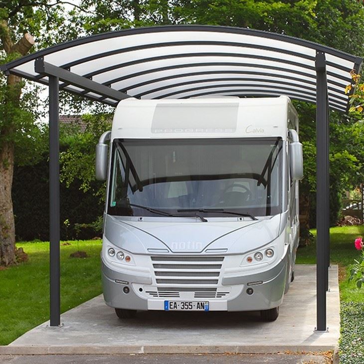 UNQ Patio Freestanding Metal Cantilever Polycarbonate Carport Kits For Sale suppliers